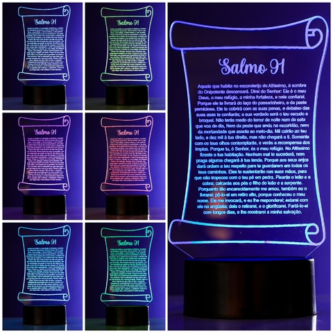 Imagem do Luminária Led - Salmo 91
