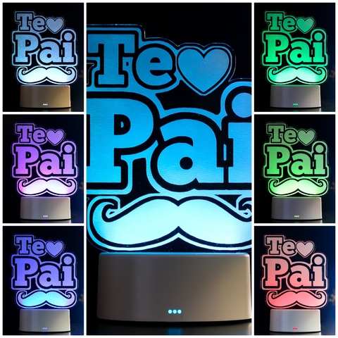 Luminária de Led - Te Amo Pai - comprar online