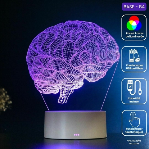 Luminária Led Corpo Humano - Cérebro - comprar online