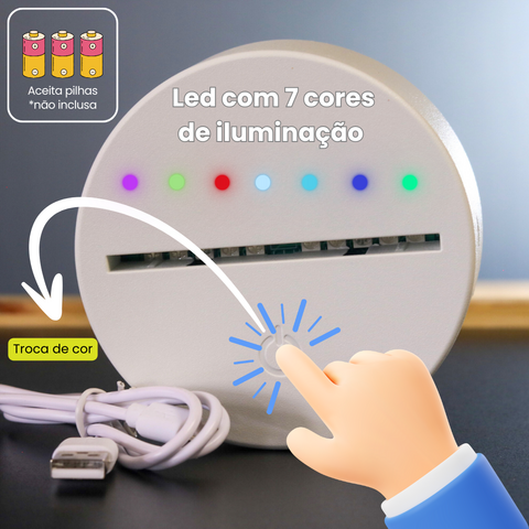 Luminária Led - Coluna Vertebral Inteira na internet