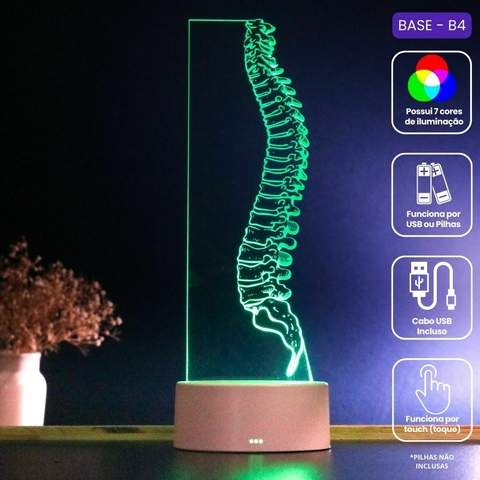 Luminária Led - Coluna Vertebral Inteira - comprar online