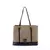BOLSO PANAMA PIED DE POULE CAMEL Y NEGRO de Blaqué en internet