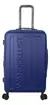 Valija grande 28' Wanderlust, azul rigida.