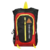 Mochila Pro-Trekking ultra liviana de trekking negra y roja