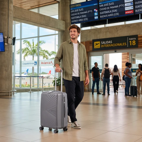 Valija Carry On Cubritas 20" PP gris