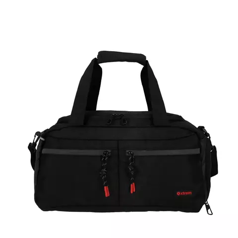 Bolso Deportivo Xtrem Quest negro y rojo