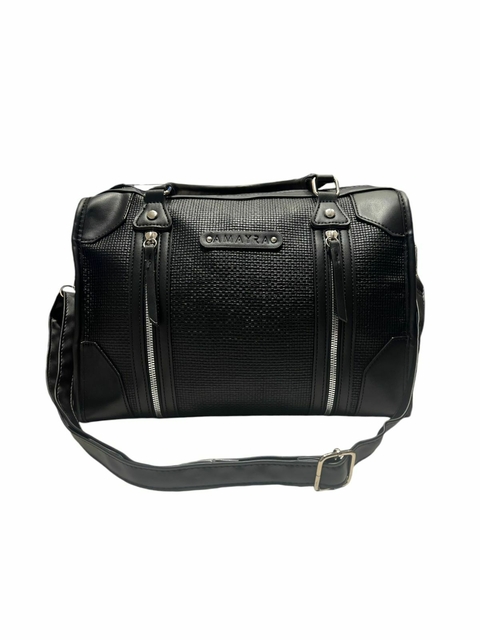 Cartera AMAYRA tipo arpillera negro