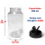 Kit de Potes Porta Temperos 220ml para Condimentos com Tampa Dosadora Dupla Reforçada e Etiquetas - comprar online