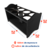 Porta Tempero de Madeira para 8 Potes de Tempero e Especiarias - comprar online