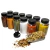 Kit de Potes Porta Temperos 220ml para Condimentos com Tampa Dosadora Dupla Reforçada e Etiquetas - comprar online
