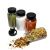 Kit de Potes Porta Temperos 220ml para Condimentos com Tampa Dosadora Dupla Reforçada e Etiquetas - Amilplast Variedades
