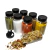 Imagem do Kit de Potes Porta Temperos 220ml para Condimentos com Tampa Dosadora Dupla Reforçada e Etiquetas
