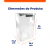 Pote Hermético Grande 4200ml – Organizador de Alimentos para Cozinha, Despensa, Armário e Geladeira - comprar online