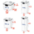 10 Potes Hermeticos com Trava Livre de BPA - comprar online