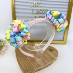Tiara Pompom Cristal Candy