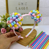 Tiara Pompom Candy/Escolar