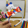 Tiara Ursinha/Escolar (Azul/Laranja) - comprar online