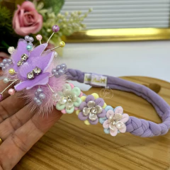 Imagem do Tiara(faixinha) Borboleta Candy/Lilás