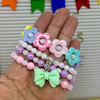 Pulseira Infantil Junina Candy Color