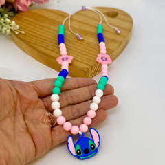 Colar Stitch/Florzinha