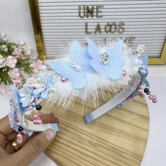 Tiara Luxo Azul