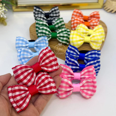 Parzinho Xuxinha Xadrez/8 opções de cores - comprar online