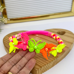 Faixinha Mini Borboletas/Neon