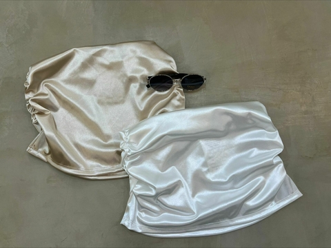 Pollera de saten