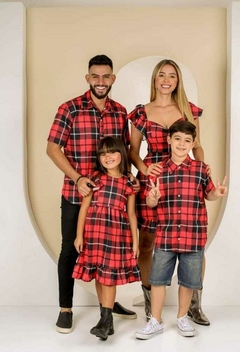 Camisa Xadrez Red - Masculina