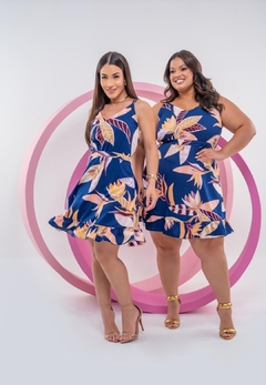 Vestido Marinho curto - Adulto - comprar online