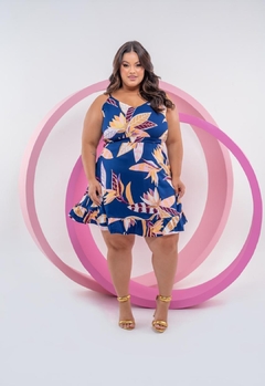 Vestido Marinho curto - Adulto na internet