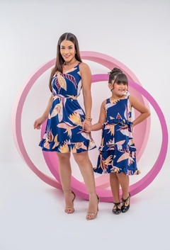 Vestido Marinho curto - Adulto - Mania de Mariah