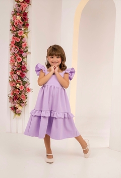 Vestido Luma Lilás - Infantil