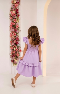 Vestido Luma Lilás - Infantil - comprar online