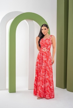Vestido Folhagem - Adulto