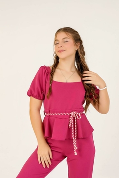 Macacão Pink Longo - Infantil - Mania de Mariah