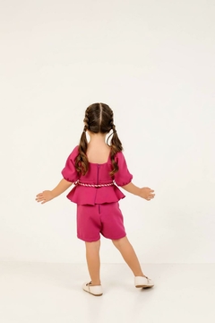 Macacão Pink Curto - Infantil na internet