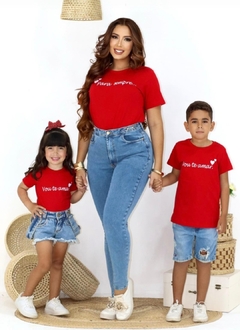 T-Shirt Amor - Adulto na internet