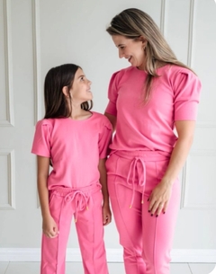 Conjunto Basic Tons de Rosa - Infantil - Mania de Mariah