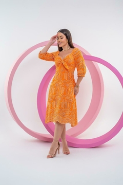 Vestido Laranja - Adulto - comprar online