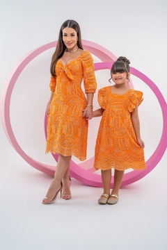 Vestido Laranja - Adulto