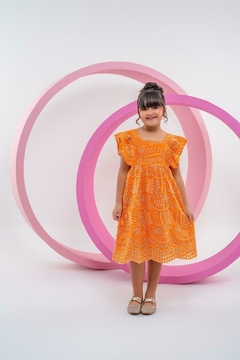 Vestido Laranja - Infantil