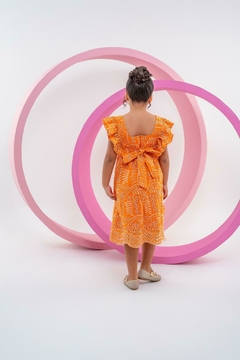 Vestido Laranja - Infantil - comprar online