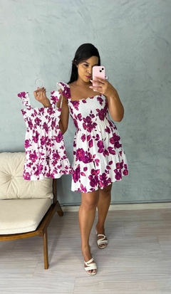 Vestido Santorine Uva - Curto Adulto - comprar online