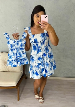 Vestido Santorine Azul - Infantil na internet
