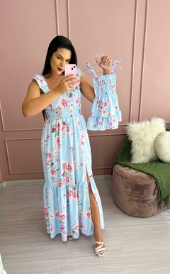 Vestido Santorine Azul Bebê - Infantil - comprar online