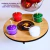 Coroa do Advento em MDF 4 Cores Velas no Vidro 4,5cm - Os Arcanjos