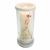 Porta Velas vidro e mármore Personalizado N Sra de Fátima