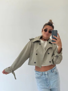 trench corto urban - safari - tienda online