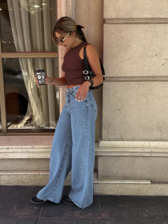 jeans wide leg OLIMPIA (MOLDE CHICO) - comprar online